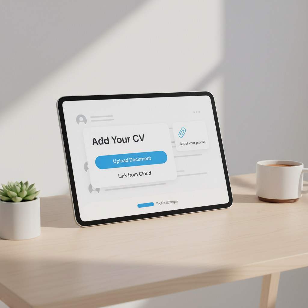 how to add cv to linkedin